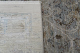 Dynamic Rugs Pandora 17642 Power Loomed Transitional Navy/Beige Rug - Corner