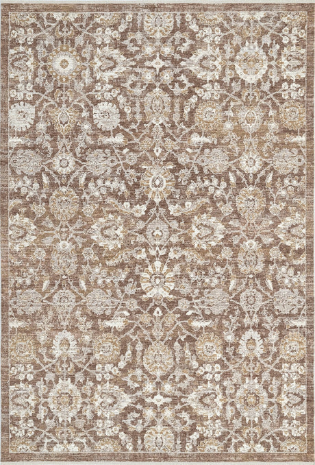 Dynamic Rugs Patara 10568 Power Loomed Transitional Rust/Brown/Ivory Rug