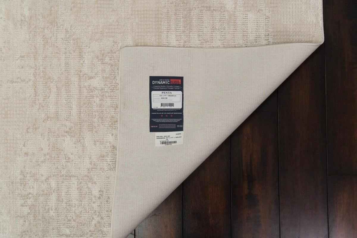 Dynamic Rugs Penta 6323 Power Loomed Modern Cream/Beige Rug