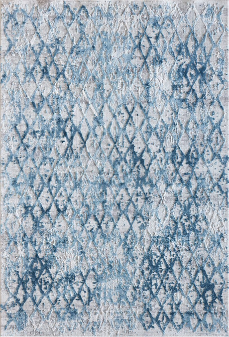 Dynamic Rugs Quartz 27039 Ivory / Blue Rugs.