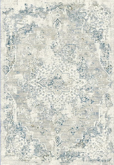 Dynamic Rugs Quartz 27064 Ivory / Grey / Blue Rugs.