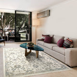 Dynamic Rugs Refine 4634 Cream Grey Blue Rugs.