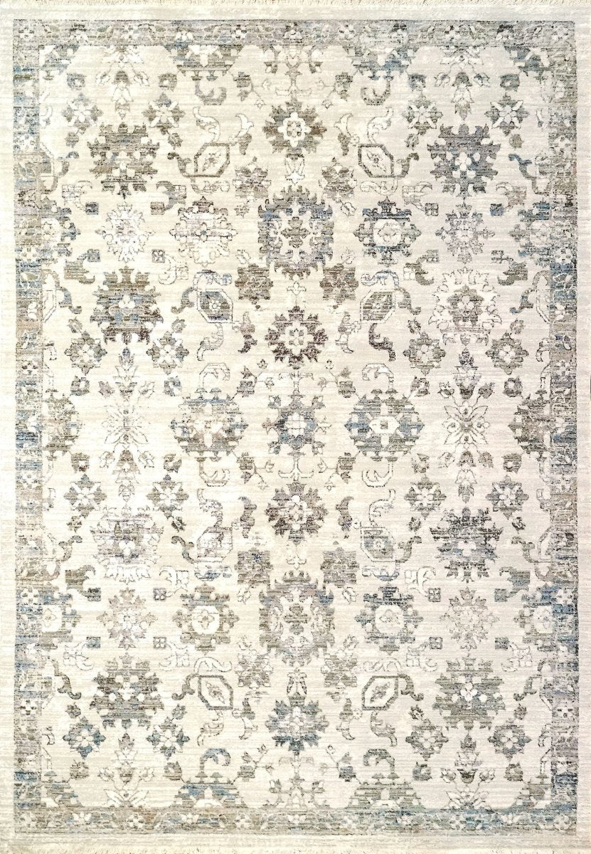 Dynamic Rugs Refine 4634 Cream Grey Blue Rugs.