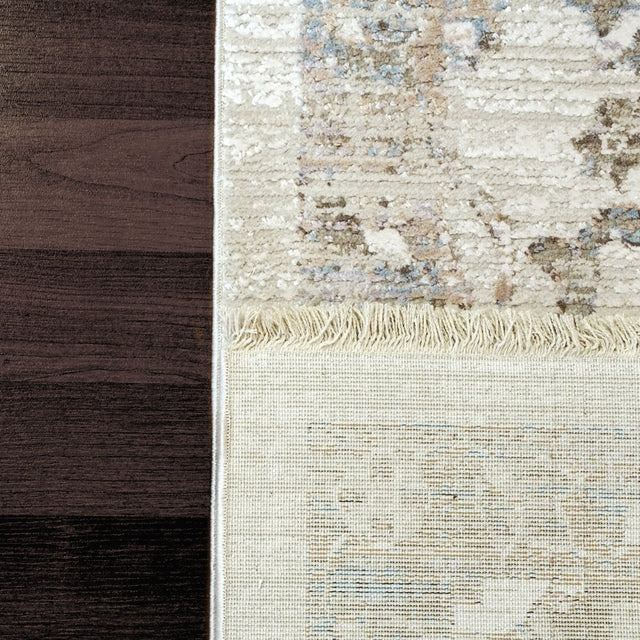 Dynamic Rugs Refine 4634 Cream Grey Blue Rugs.