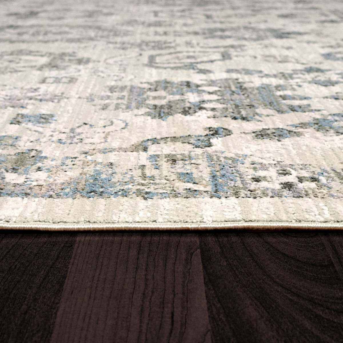 Dynamic Rugs Refine 4634 Cream Grey Blue Rugs.
