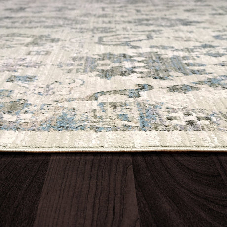 Dynamic Rugs Refine 4634 Cream Grey Blue Rugs.