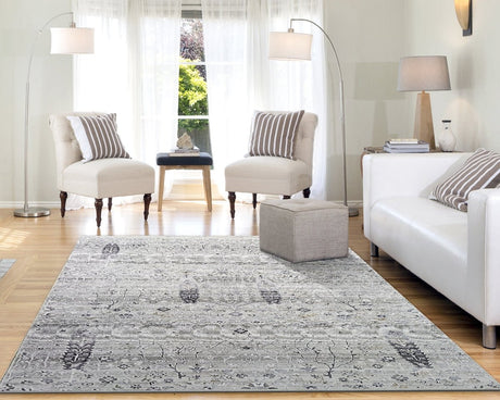 Dynamic Rugs Refine 4635 Taupe Silver Gold Rugs.