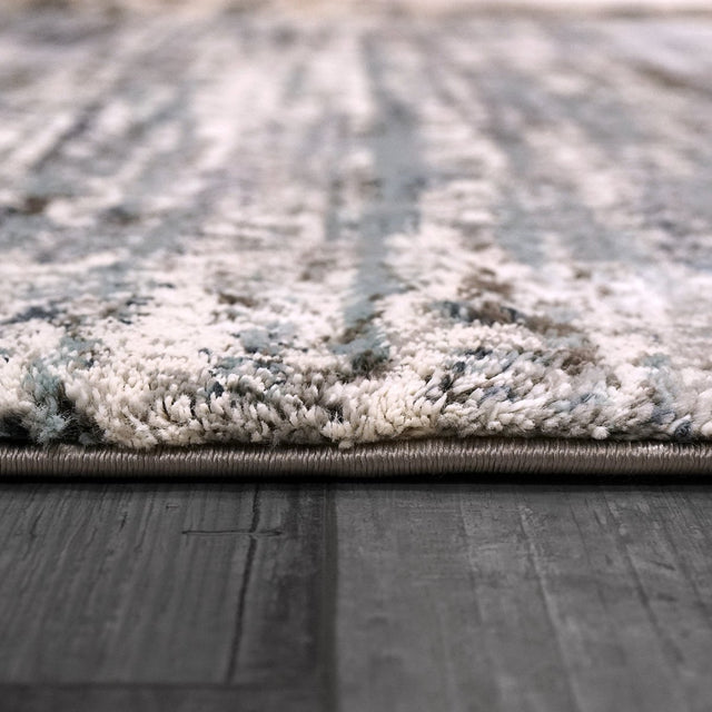 Dynamic Rugs Riley 6030 Blue/Grey Rug.