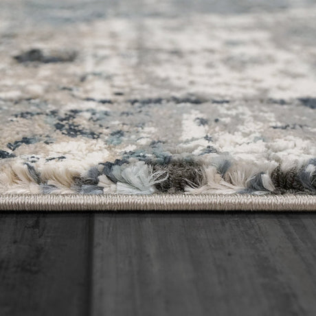 Dynamic Rugs Riley 6031 Grey/Blue Rug.