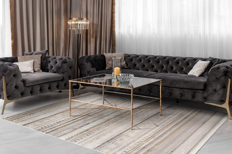 Dynamic Rugs Ruby 2182 Ivory/Taupe/Grey Rug.