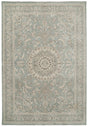 Dynamic Rugs Santana 10260 Power Loomed Traditional Blue/Beige Rug