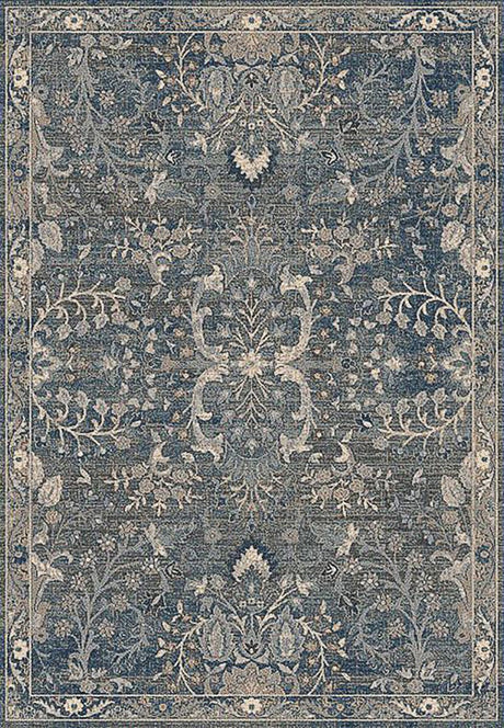 Dynamic Rugs Savoy 3585 Denim/Multi Rug.