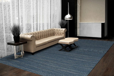 Dynamic Rugs Savoy 3586 Navy Rug.