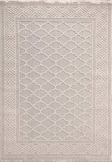 Dynamic Rugs Seville 3605 Ivory/Soft Grey Rug.