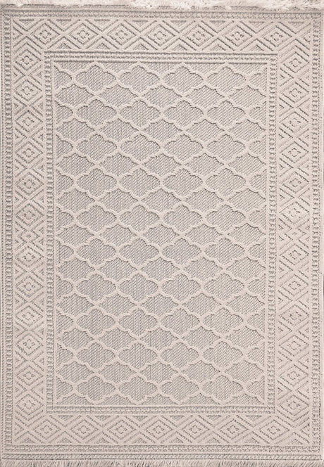 Dynamic Rugs Seville 3605 Ivory/Soft Grey Rug.