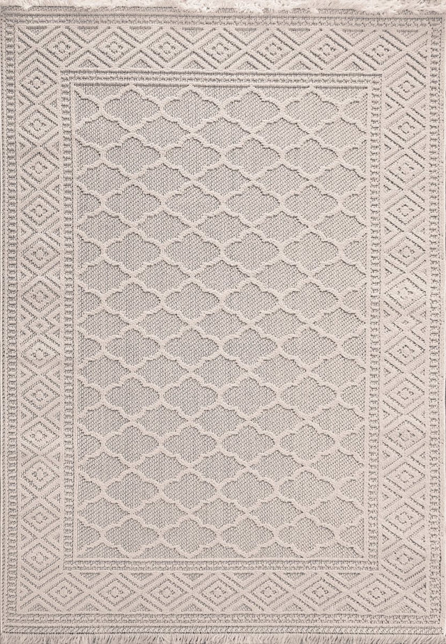 Dynamic Rugs Seville 3605 Ivory/Soft Grey Rug.