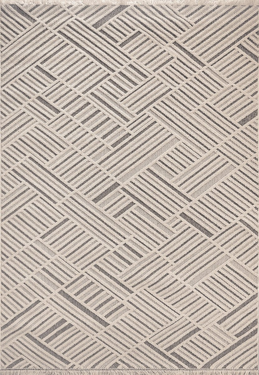Dynamic Rugs Seville 3608 Ivory/Grey Rug.