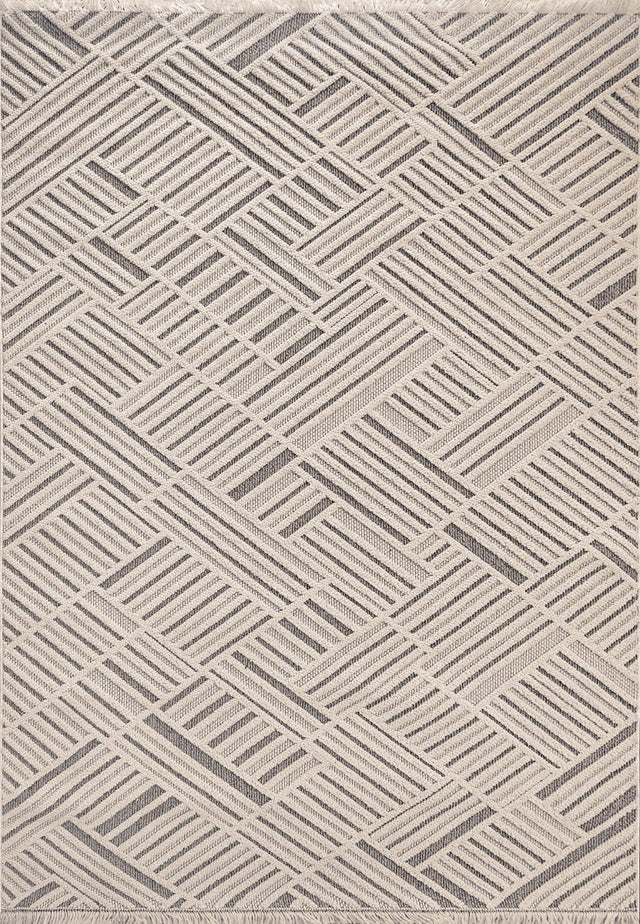 Dynamic Rugs Seville 3608 Ivory/Grey Rug.