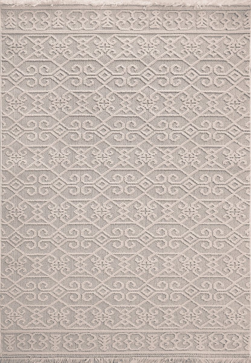 Dynamic Rugs Seville 3609 Ivory/Soft Grey Rug.