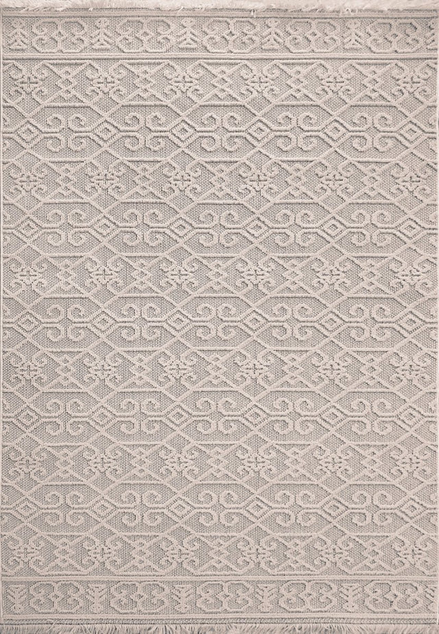 Dynamic Rugs Seville 3609 Ivory/Soft Grey Rug.