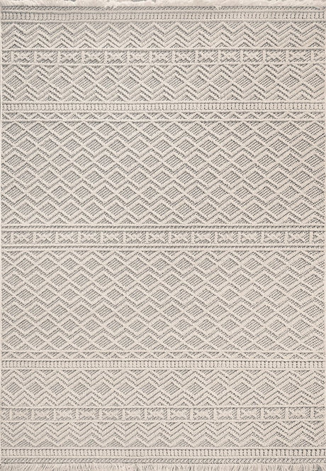 Dynamic Rugs Seville 3610 Ivory/Soft Grey Rug.