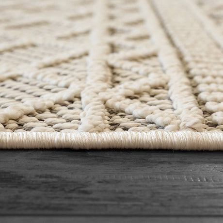 Dynamic Rugs Seville 3610 Ivory/Soft Grey Rug.