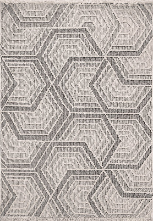 Dynamic Rugs Seville 3611 Ivory/Grey Rug.