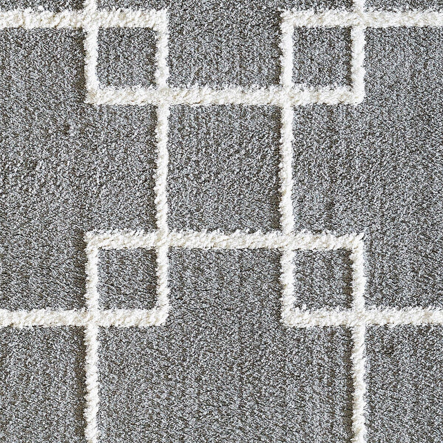 Dynamic Rugs Silky Shag 5901 Silver Rugs.