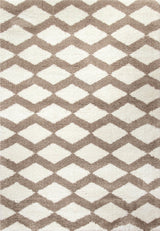 Dynamic Rugs Silky Shag 5904 White Rug.