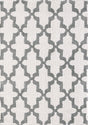 Dynamic Rugs Silky Shag 5906 White / Silver Rugs.