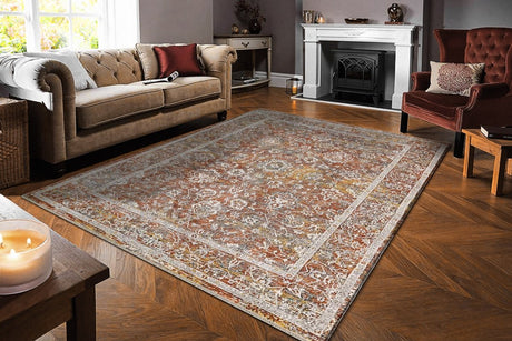 Dynamic Rugs Skyler 6713 Copper/Multi Rug.