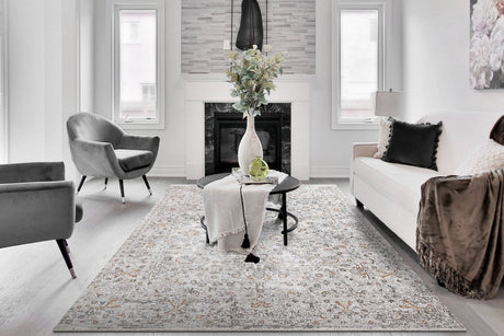 Dynamic Rugs Skyler 6713 Grey/Multi Rug.