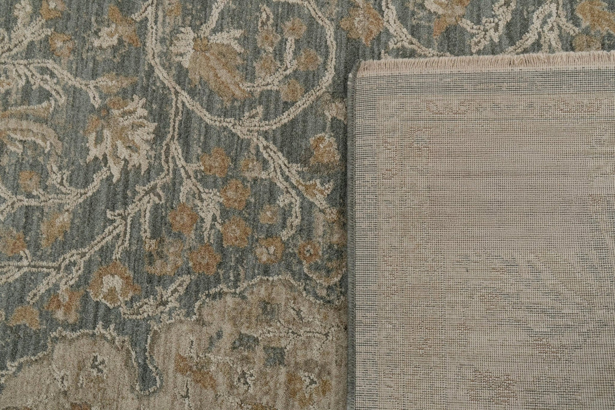 Dynamic Rugs Solace 17920 Power Loomed Traditional Beige/Blue Rug