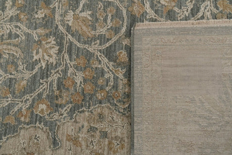 Dynamic Rugs Solace 17920 Power Loomed Traditional Beige/Blue Rug