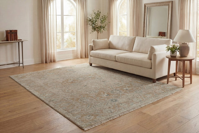 Dynamic Rugs Solace 17922 Power Loomed Traditional Cream/Grey/Rust Rug