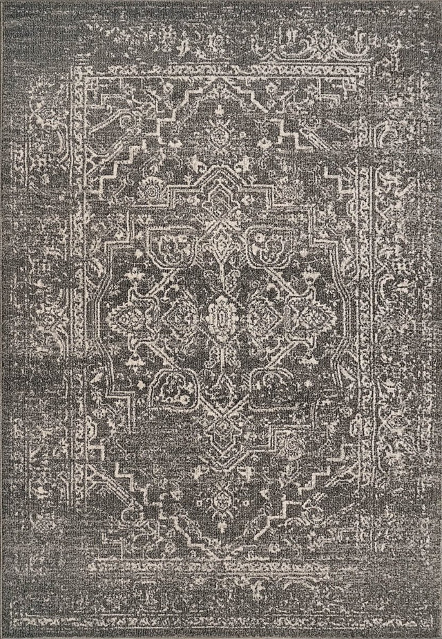 Dynamic Rugs Soma 6191 Dark Grey/Ivory Rug.