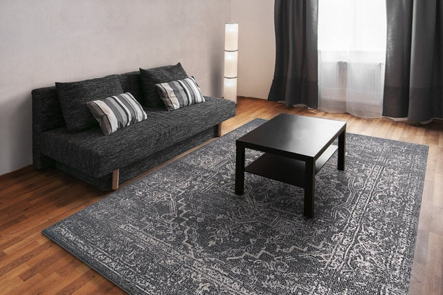 Dynamic Rugs Soma 6191 Dark Grey/Ivory Rug.