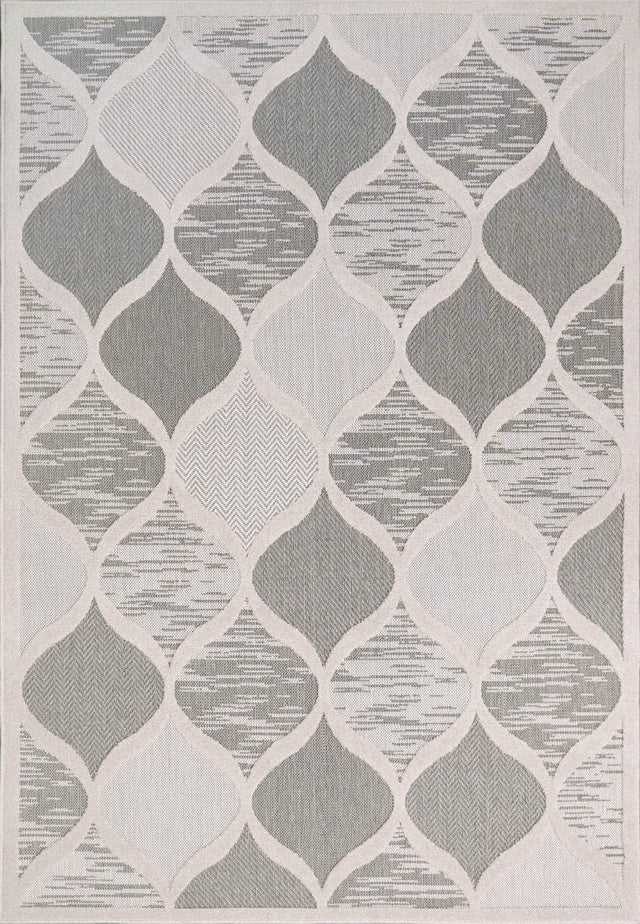 Dynamic Rugs Tessie 6402 Grey/Ivory Rug.