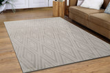 Dynamic Rugs Timeless 6925 Power Loomed Modern Grey/Light Grey Rug