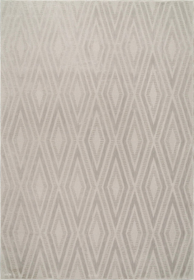 Dynamic Rugs Timeless 6925 Power Loomed Modern Grey/Light Grey Rug