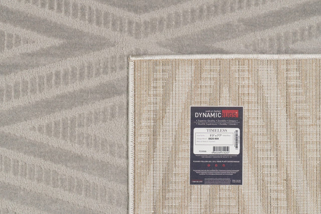 Dynamic Rugs Timeless 6925 Power Loomed Modern Grey/Light Grey Rug