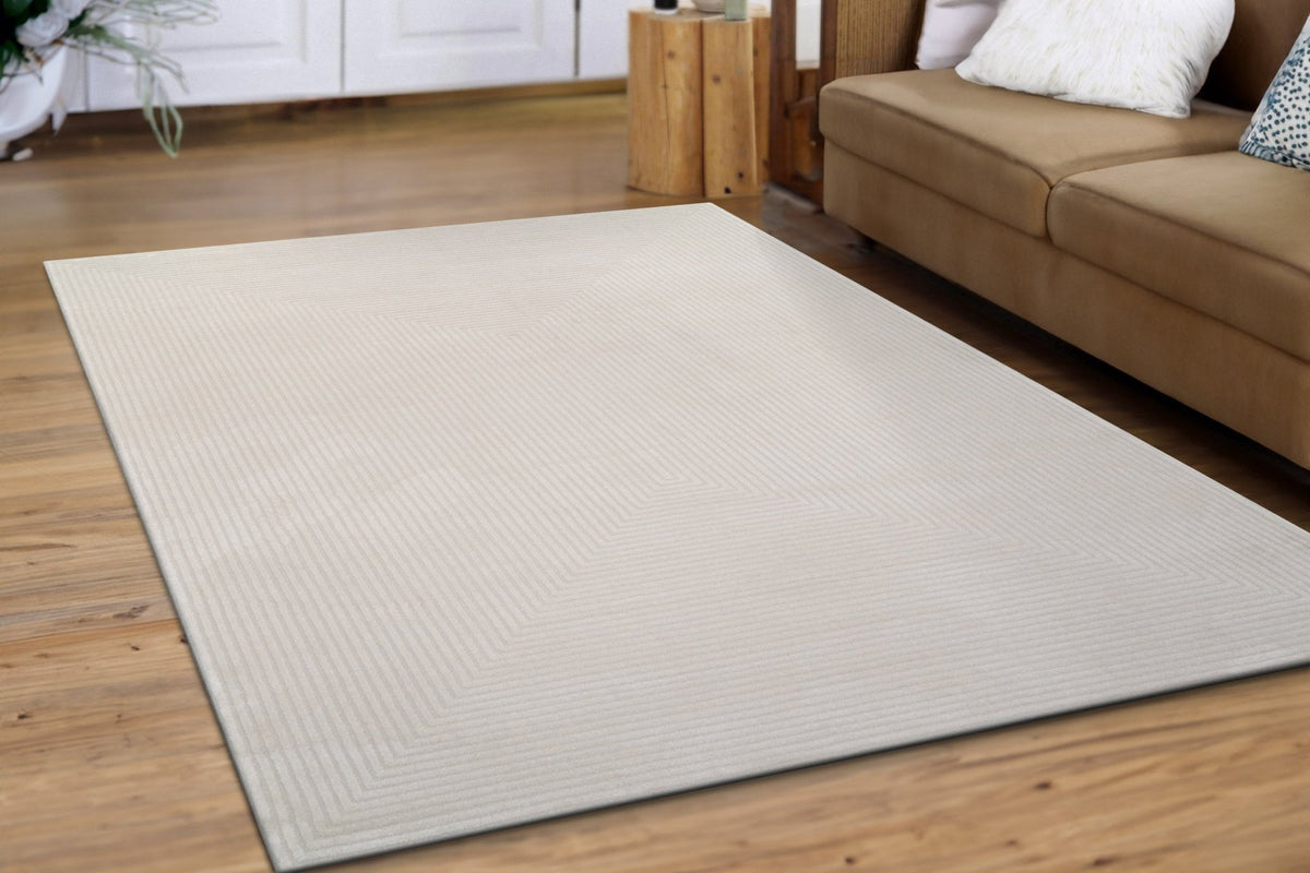 Dynamic Rugs Timeless 6929 Power Loomed Modern Beige Rug
