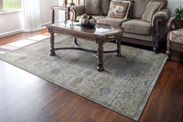 Dynamic Rugs Trevi 13251 Power Loomed Transitional Cream/Beige Rug