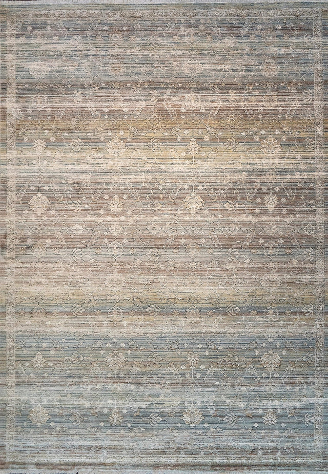 Dynamic Rugs Trevi 13254 Power Loomed Transitional Beige/Cream/Blue Rug