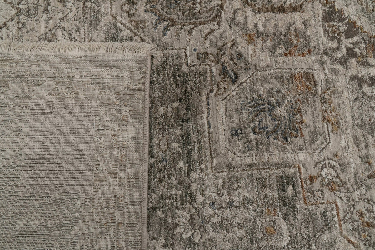 Dynamic Rugs Valeria 10524 Power Loomed Transitional Ivory/Beige/Multi Rug