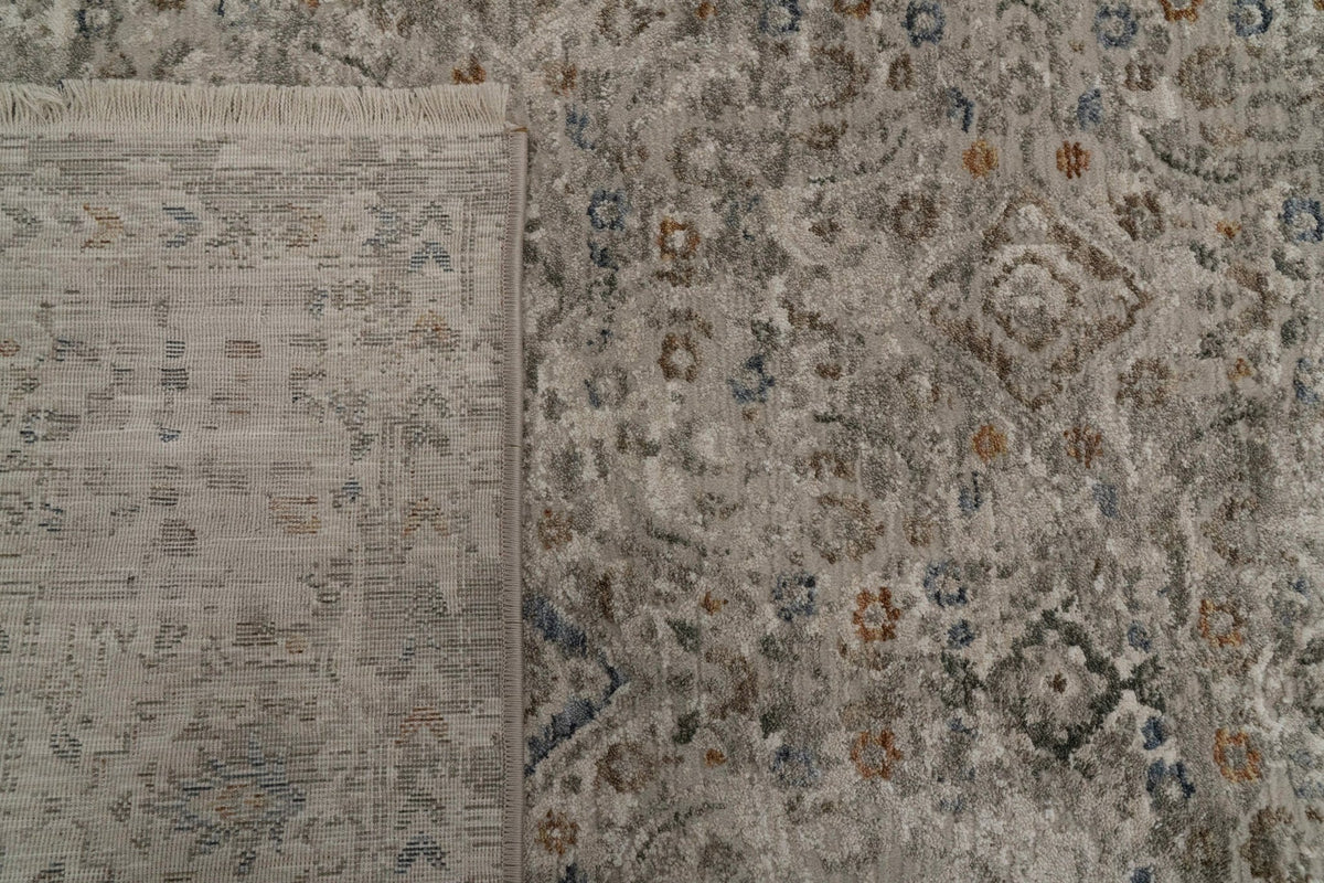 Dynamic Rugs Valeria 10525 Power Loomed Transitional Ivory/Beige/Multi Rug