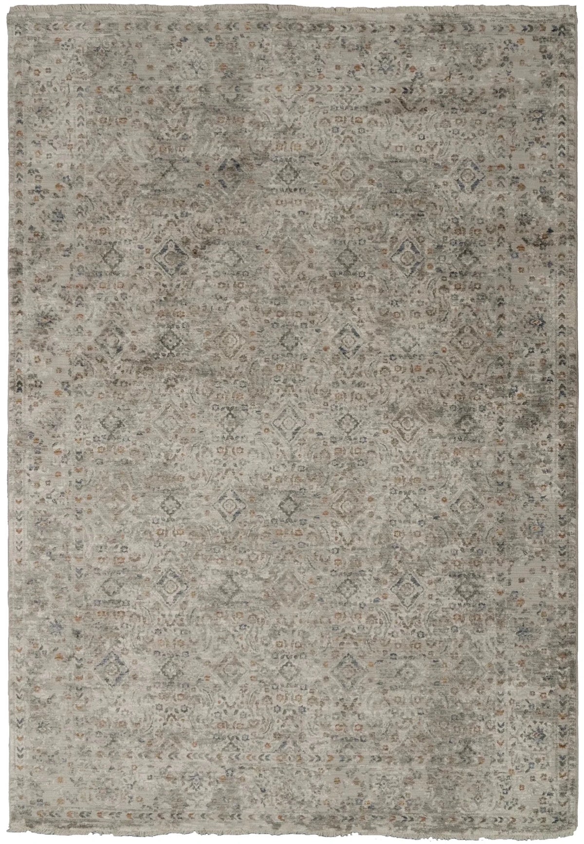 Dynamic Rugs Valeria 10525 Power Loomed Transitional Ivory/Beige/Multi Rug - Rectangular