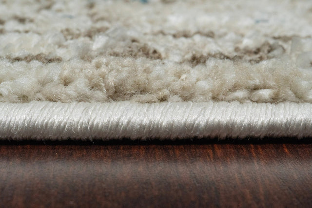 Dynamic Rugs Venedik 17770 Power Loomed Traditional Cream/Blue Rug