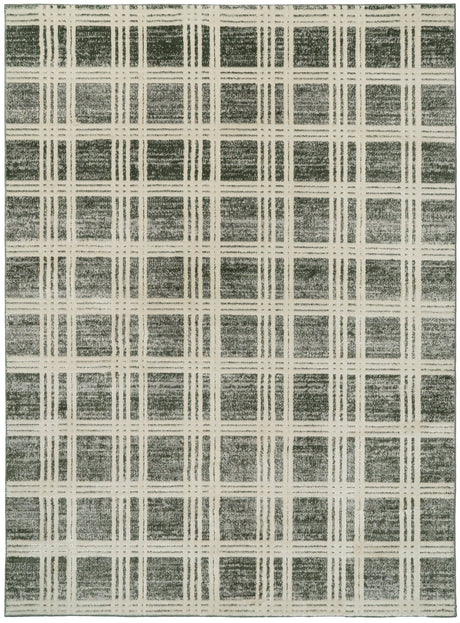 Dynamic Rugs Venedik 17774 Power Loomed Modern Green/Grey Rug
