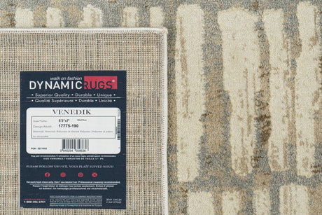Dynamic Rugs Venedik 17775 Power Loomed Modern Cream/Grey Rug